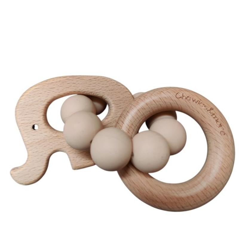 rammelaar met olifant, pale pink